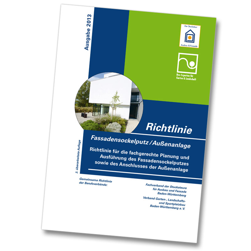 Broschüre Richtlinie 2013 Fassadensockelputz und Aussenanlage